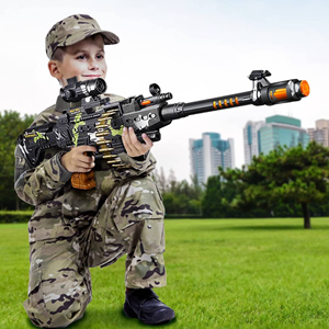 تفنگ اسباب بازی مسلسل لیزری ارتشی (machin gun)_اسباب بازی